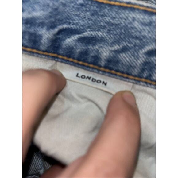 NWT Slvrlake 100% Cotton Straight Leg London Jeans Size 31 - Picture 7 of 9